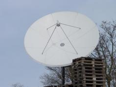 Rascom QAF 1R at 2.9e-continental footprint-PF Prodelin 3.7 m