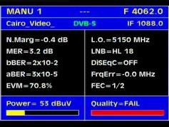 NSS 5 at 57.0 e _ Global footprint _4 062 L MPEG 4 feed Cairo Video return _ Q data